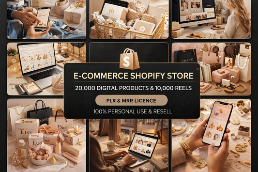 100M digital products bundle with 10,000 aesthetic reels
