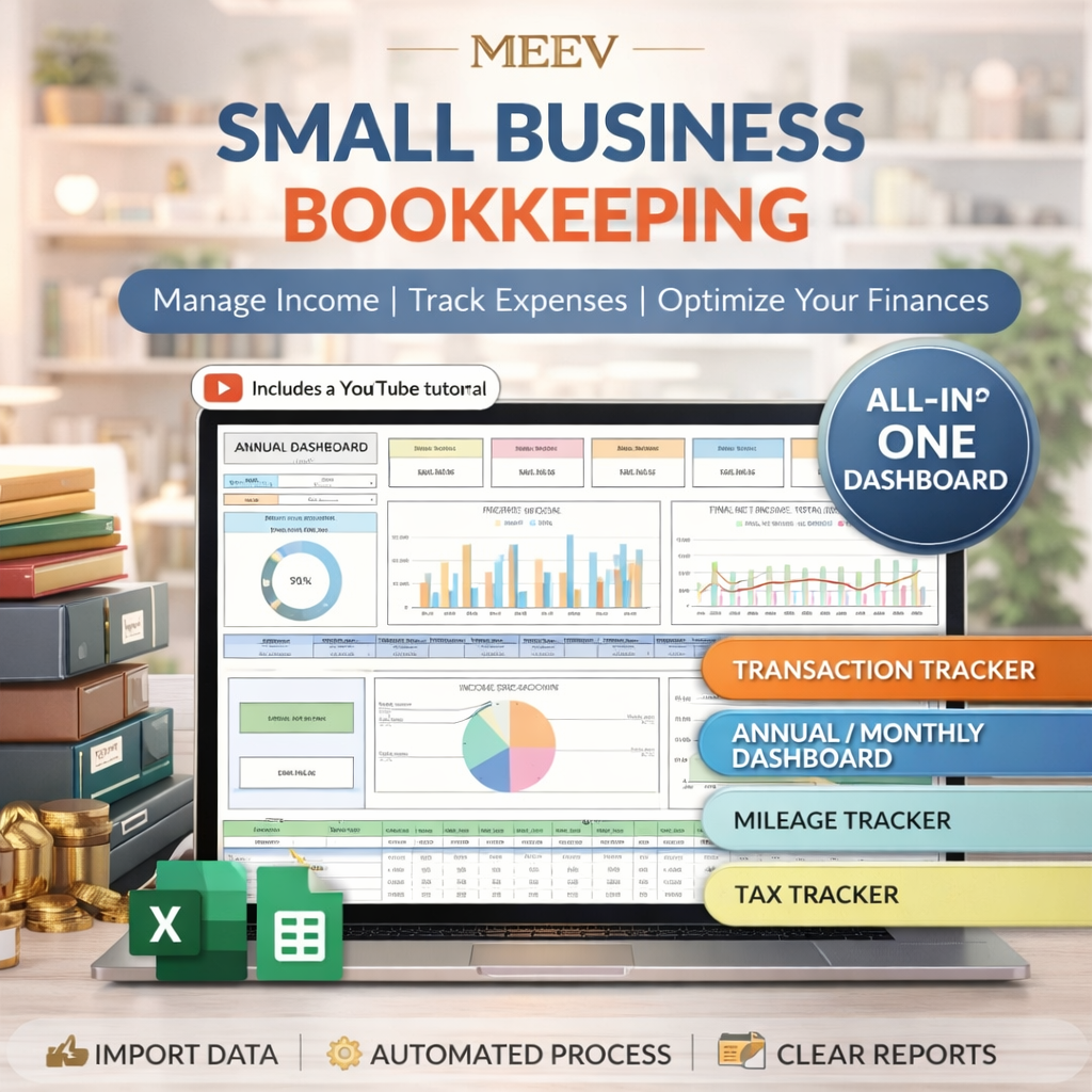 Income and expense tracker template for Google Sheets