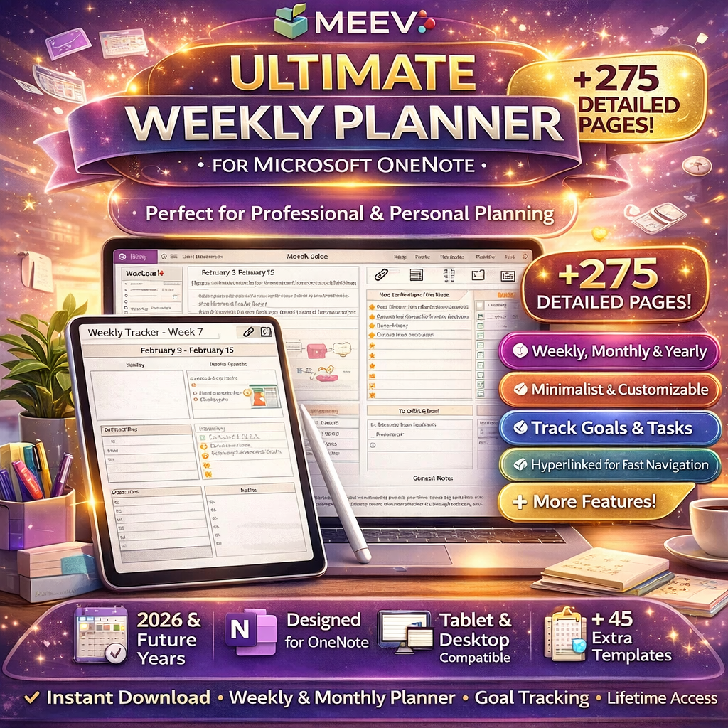 OneNote finance tracker and budgeting template