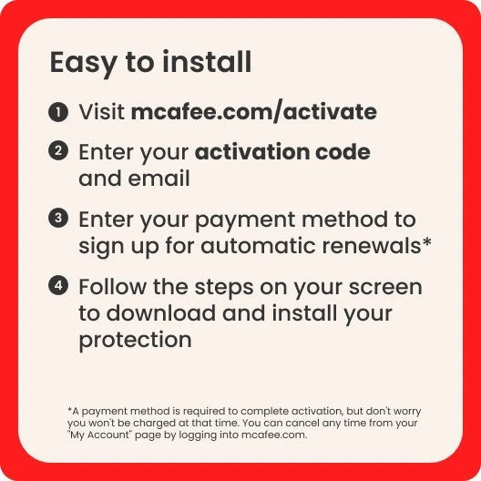 McAfee Antivirus 2026 | 1 PC | 1 Year Subscription| 5 Minutes Email Delivery McAfee